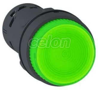 Buton Iluminat,Verde,230V,1Nd, Automatizari Industriale, Butoane, Comutatoare, Lampi, cutii cu butoane si joystickuri, Butoane, selectoare si lampi din metal Ø22, Butoane Ø22, Schneider Electric