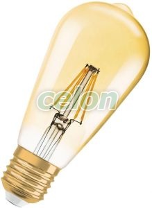Ledes Dekor izzó Vintage 1906 LED 2.80W E27 Meleg Fehér 2400k 4058075808706 - Osram, Fényforrások, LED Vintage Edison dekor izzók, Osram