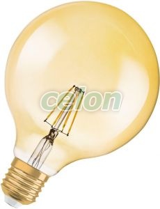 Bec Led Decorativ Vintage 1906 LED 7W E27 Alb Cald 2400k 4058075809406 - Osram, Surse de Lumina, Lampi LED Vintage Edison, Osram