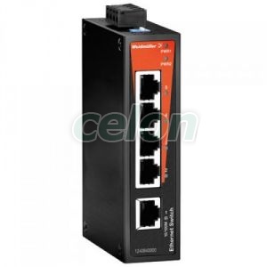Switch IE-SW-BL05-5TX 1240840000 - Weidmuller, Automatizálás és vezérlés, PLC és egyéb vezérlők, Ipari Switchek, Weidmuller