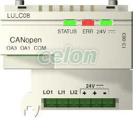 CANopen kommunikációs modul Tesys U-hoz, Automatizálás és vezérlés, Védelmi relék és kontaktorok, Motorindítók 15kW-ig, Schneider Electric