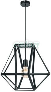 Függeszték EMBLETON 1x60W D:460mm 49756  - Eglo, Világítástechnika, Beltéri világítás, Függesztékek, Eglo