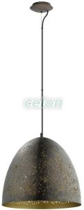 Pendul SAFI 1x60W D:405mm 49815  - Eglo, Corpuri de Iluminat, Iluminat de interior, Lustre si Pendule, Eglo