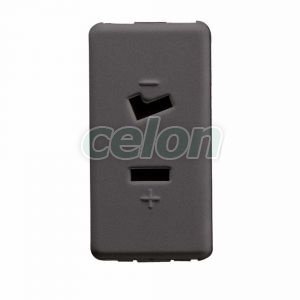 Usa-Polarized Phone Socket Outlet Sy/Bk GW21234 - Gewiss, Egyéb termékek, Gewiss, Domotics, System rendszer, Gewiss