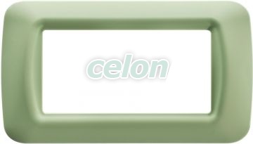 Top System Venetian Green 4-Gang Plate GW22544 - Gewiss, Egyéb termékek, Gewiss, Domotics, System rendszer, Gewiss