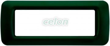 Top System Racing Green 6-Gang Plate GW22556 - Gewiss, Egyéb termékek, Gewiss, Domotics, System rendszer, Gewiss