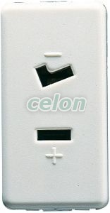 Usa-Polarized Phone Socket Outlet Sy/Wt GW20234 - Gewiss, Egyéb termékek, Gewiss, Domotics, System rendszer, Gewiss