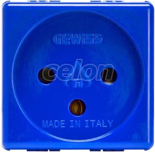 Socket-Outlet 2P+E 16A Israeli Std Blue GW20299 - Gewiss, Egyéb termékek, Gewiss, Domotics, System rendszer, Gewiss