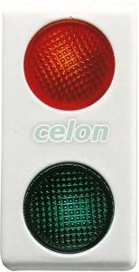 Double Ind.Light-Red/Green 230V Sy/Wt GW20607 - Gewiss, Egyéb termékek, Gewiss, Domotics, System rendszer, Gewiss