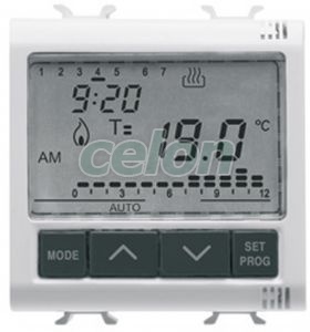 Timed Thermostat System White GW20827 - Gewiss, Egyéb termékek, Gewiss, Domotics, System rendszer, Gewiss