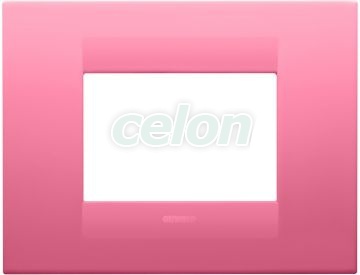 Geo Plate 3-Gang Sapphire Pink GW16403TZ - Gewiss, Egyéb termékek, Gewiss, Domotics, Chorus lakossági szerelvény sorozat, Gewiss