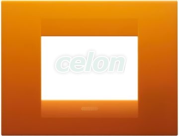 Geo Plate 3-Gang Opal Orange GW16403TO - Gewiss, Egyéb termékek, Gewiss, Domotics, Chorus lakossági szerelvény sorozat, Gewiss