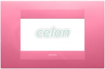 Geo Plate 4-Gang Sapphire Pink GW16404TZ - Gewiss, Egyéb termékek, Gewiss, Domotics, Chorus lakossági szerelvény sorozat, Gewiss