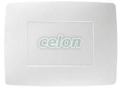 Blank Plate 3-Gang White GW16723TB - Gewiss, Egyéb termékek, Gewiss, Domotics, Chorus lakossági szerelvény sorozat, Gewiss