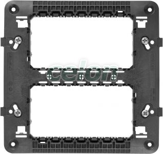 Support, Italian Standard, 8-Gang GW16808 - Gewiss, Egyéb termékek, Gewiss, Domotics, Chorus lakossági szerelvény sorozat, Gewiss