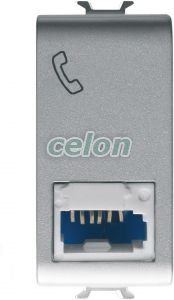 Conector Telefon St Uk Titan GW14406 - Gewiss, Alte Produse, Gewiss, Domestice, Gama Chorus-Domestic, Gewiss