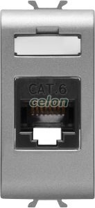 Connector Rj45 1M Cat.6 Utp Chorus T GW14423 - Gewiss, Egyéb termékek, Gewiss, Domotics, Chorus lakossági szerelvény sorozat, Gewiss