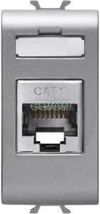 Connector Rj45 1M Cat.6 Ftp Chorus T GW14424 - Gewiss, Egyéb termékek, Gewiss, Domotics, Chorus lakossági szerelvény sorozat, Gewiss