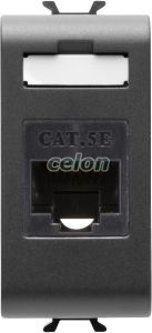 Conector Rj45 Cat 5E Utp 1M Ch Negru GW12421 - Gewiss, Alte Produse, Gewiss, Domestice, Gama Chorus-Domestic, Gewiss