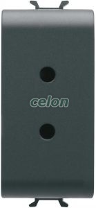 Selv Socket 2P 6A 24V 1M Black GW12451 - Gewiss, Egyéb termékek, Gewiss, Domotics, Chorus lakossági szerelvény sorozat, Gewiss