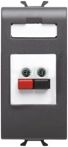 Conector Audio Negru GW12458 - Gewiss, Alte Produse, Gewiss, Domestice, Gama Chorus-Domestic, Gewiss