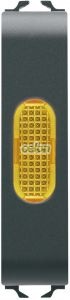 Amber Indicator Lamp 1/2M Black GW12644 - Gewiss, Egyéb termékek, Gewiss, Domotics, Chorus lakossági szerelvény sorozat, Gewiss