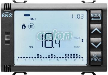 F.M. Knx Timed Thermostat+Hum.Man.3M B. GW12794H - Gewiss, Egyéb termékek, Gewiss, Domotics, Chorus Lakás és Épület Automatizálási rendszer, Gewiss