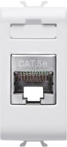 Connector Rj45 1M Cat.5E Ftp Chorus W GW10422 - Gewiss, Egyéb termékek, Gewiss, Domotics, Chorus lakossági szerelvény sorozat, Gewiss