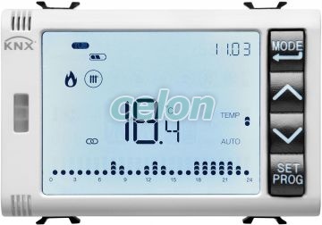 F.M. Knx Timed Thermostat+Hum.Man.3M W. GW10794H - Gewiss, Egyéb termékek, Gewiss, Domotics, Chorus Lakás és Épület Automatizálási rendszer, Gewiss