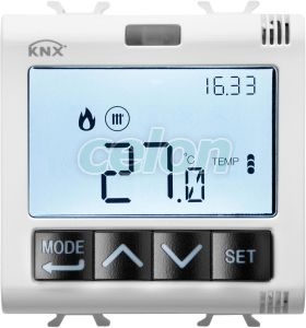 F.M. Knx Thermostat+Hum.Man.3M White GW10795H - Gewiss, Egyéb termékek, Gewiss, Domotics, Chorus Lakás és Épület Automatizálási rendszer, Gewiss