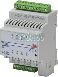 Voltage Input Module 8 In Knx Din GW90729 - Gewiss, Egyéb termékek, Gewiss, Domotics, Chorus Lakás és Épület Automatizálási rendszer, Gewiss
