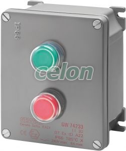 Buton Start / Stop Carcasa Atex GW74233 - Gewiss, Alte Produse, Gewiss, Materiale pentru instalatii, Gama 68 Q-DIN, Gewiss