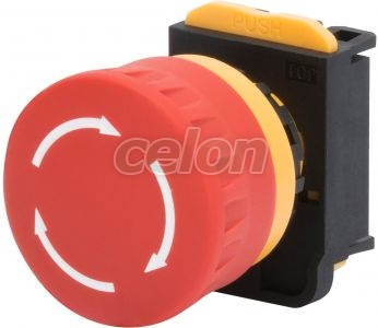 Buton Ciuperca D.40Mm Cu Retinere GW74361 - Gewiss, Alte Produse, Gewiss, Materiale pentru instalatii, Gama 68 Q-DIN, Gewiss