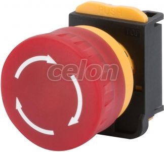 Buton Ciuperca D.40Mm Cu Retinere GW74365 - Gewiss, Alte Produse, Gewiss, Materiale pentru instalatii, Gama 68 Q-DIN, Gewiss