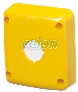 Capac Push Button 85X75 Mm Galben GW66745 - Gewiss, Alte Produse, Gewiss, Materiale pentru instalatii, Gama 68 Q-DIN, Gewiss