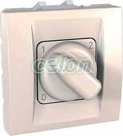 UNICA ALLEGRO Intrerupator rotativ IP20 Fildes MGU3.579.25 - Schneider Electric, Prize - Intrerupatoare, Gama Unica - Schneider Electric, Aparataj Unica - Fildes, Schneider Electric