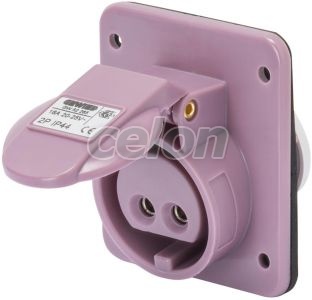 Ip44 10°P.Receptacle 3P 16A 24V N.R. GW62266 - Gewiss, Egyéb termékek, Gewiss, Ipari dugvillák és dugaszoló aljzatok, IEC 309 HP rendszer, Gewiss