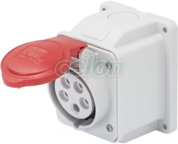 Ip44 10°W.Receptacle 2P+E 16A 400V 9H GW62407 - Gewiss, Egyéb termékek, Gewiss, Ipari dugvillák és dugaszoló aljzatok, IEC 309 HP rendszer, Gewiss