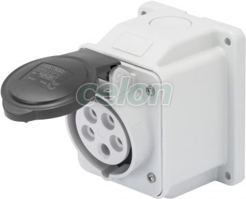 Ip44 10°W.Receptacle 3P+E 16A 500V 7H GW62410 - Gewiss, Egyéb termékek, Gewiss, Ipari dugvillák és dugaszoló aljzatok, IEC 309 HP rendszer, Gewiss