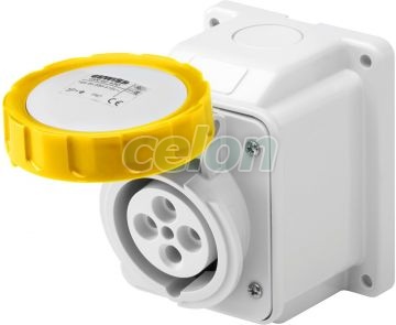 Ip67 10°W.Receptacle 2P+E 16A 110V 4H GW62423 - Gewiss, Egyéb termékek, Gewiss, Ipari dugvillák és dugaszoló aljzatok, IEC 309 HP rendszer, Gewiss