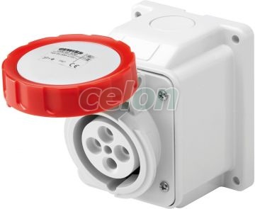 Ip67 10°W.Receptacle 2P+E 16A 400V 9H GW62429 - Gewiss, Egyéb termékek, Gewiss, Ipari dugvillák és dugaszoló aljzatok, IEC 309 HP rendszer, Gewiss