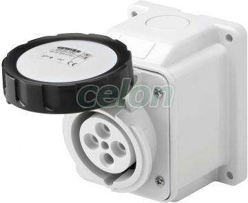 Ip67 10°W.Receptacle 3P+N+T 16A 500V 7H GW62433 - Gewiss, Egyéb termékek, Gewiss, Ipari dugvillák és dugaszoló aljzatok, IEC 309 HP rendszer, Gewiss