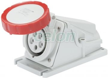 Ip67 90°W.Receptacle 2P+E 16A 400V 9H GW62503 - Gewiss, Egyéb termékek, Gewiss, Ipari dugvillák és dugaszoló aljzatok, IEC 309 HP rendszer, Gewiss