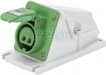 Priza Fixa Ip44 90° 2P 16A 24/42V 4H GW62542 - Gewiss, Alte Produse, Gewiss, Prize si fise industriale, Gama IEC 309 HP, Gewiss