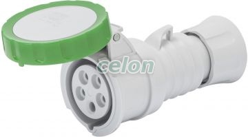 Connector Hp Ip67 2P+E 16A >50V 10H GW62738H - Gewiss, Egyéb termékek, Gewiss, Ipari dugvillák és dugaszoló aljzatok, IEC 309 HP rendszer, Gewiss