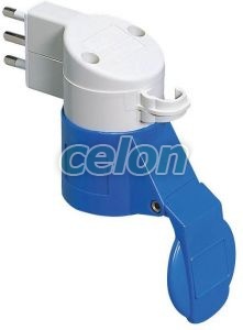 Conv.Adaptor 16A 2P+E 250V/16A 2P+E 220V GW64208 - Gewiss, Egyéb termékek, Gewiss, Ipari dugvillák és dugaszoló aljzatok, IEC 309 MA rendszer, Gewiss