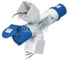 Convers.Device 16A 2P+E/4 Mod./2P+E 220V GW64232 - Gewiss, Egyéb termékek, Gewiss, Ipari dugvillák és dugaszoló aljzatok, IEC 309 MA rendszer, Gewiss