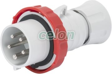 Plug Hp Ip67 3P+N+E 16A 400V 6H Inver. GW60031WH - Gewiss, Egyéb termékek, Gewiss, Ipari dugvillák és dugaszoló aljzatok, IEC 309 HP rendszer, Gewiss