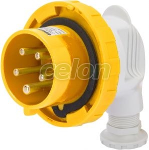 Ip67 90°Std.Plug 3P+E 16A 110V 4H GW60106 - Gewiss, Egyéb termékek, Gewiss, Ipari dugvillák és dugaszoló aljzatok, IEC 309 HP rendszer, Gewiss