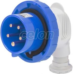 Ip67 90°Std.Plug 3P+E 16A 230V 9H GW60109 - Gewiss, Egyéb termékek, Gewiss, Ipari dugvillák és dugaszoló aljzatok, IEC 309 HP rendszer, Gewiss